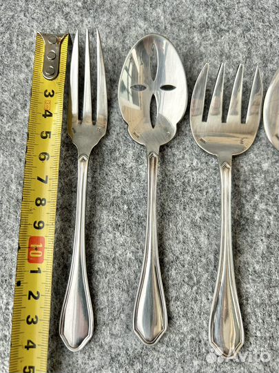 Сервировочный набор, посеребрение, Франция