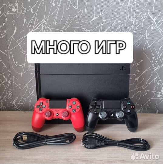 Sony PS4 500gb / Много игр / 2 геймпада