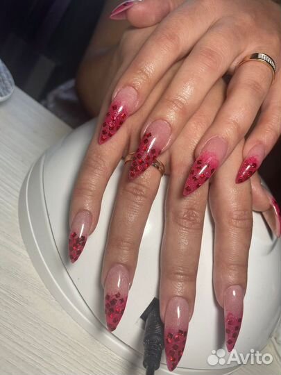 Маникюр-наращивание-педикюр