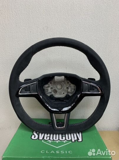 Руль skoda с лепестками dsg