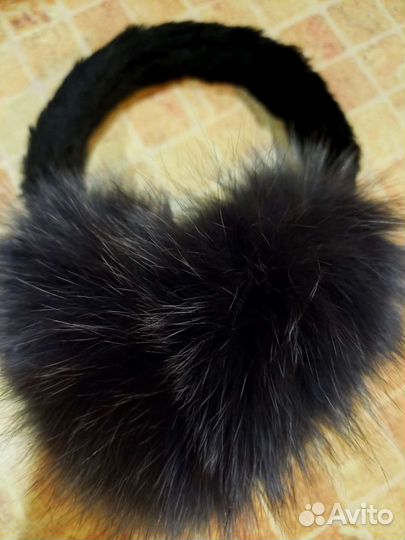 Меховой ободок