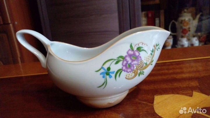 Соусник фарфор ссср. Винтаж