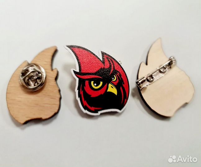 Значки деревянные Zippo тема