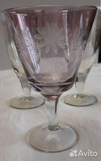 Фужеры богемия СССР