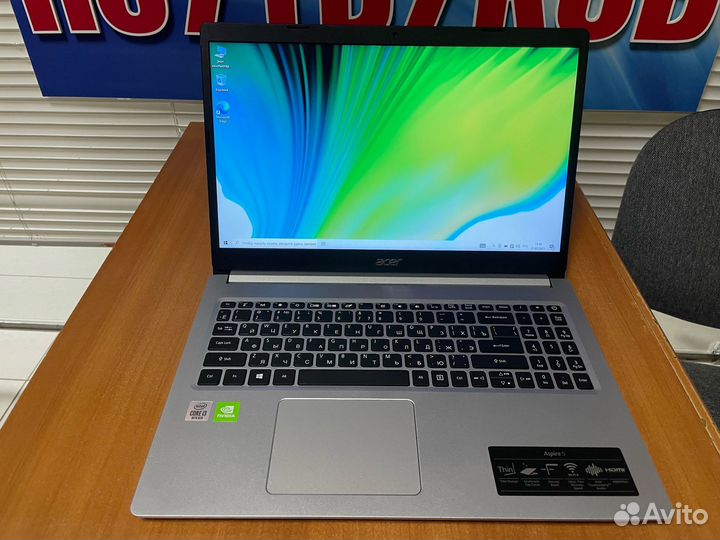 Мощный свежий игровой ультрабук Acer / металл