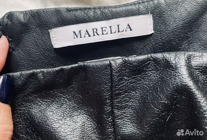 Кожаная юбка marella