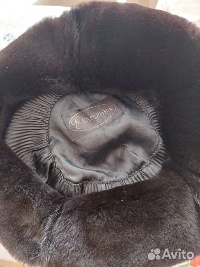 Берет женский меховой щипаная норка