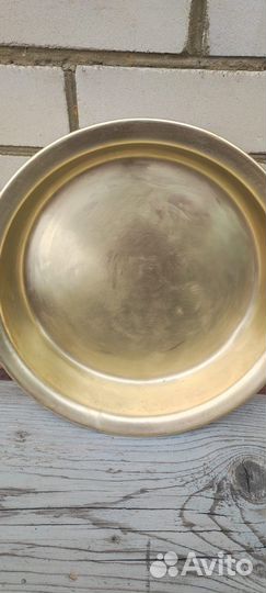 Латунный таз для варенья СССР