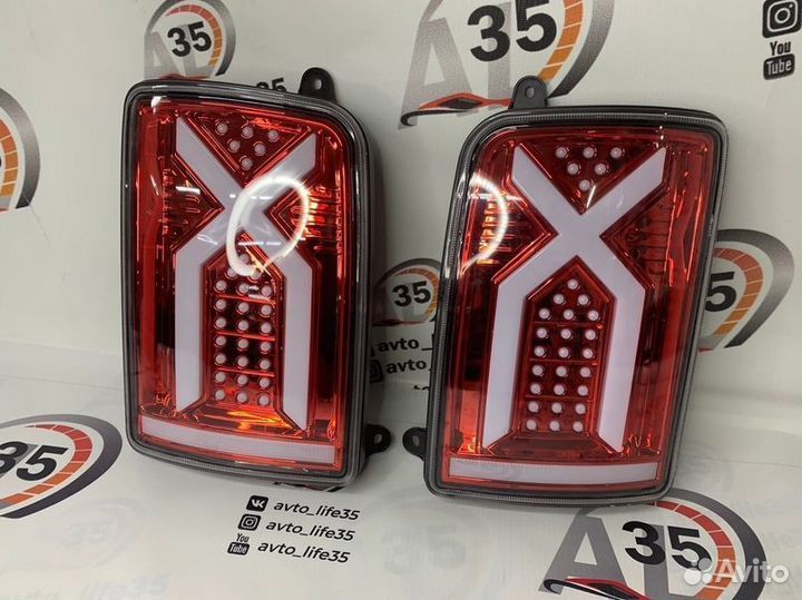 Диодные задние фары для LADA Niva 4x4/ Urban