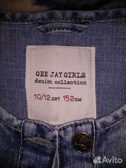 Куртка джинсовая для девочки