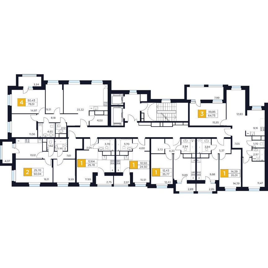 1-к. квартира, 25,8 м², 9/12 эт.