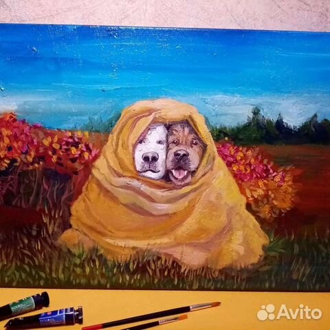 Картина маслом на холсте