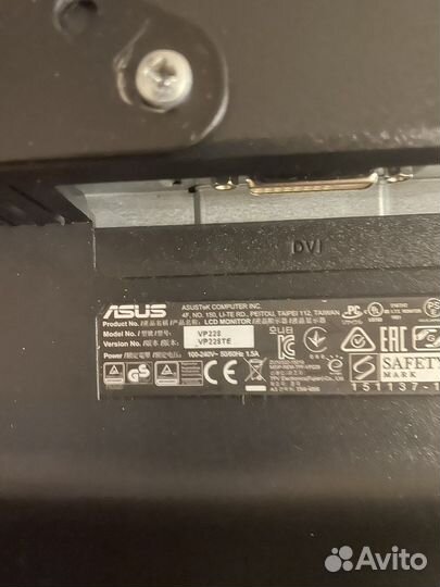 Монитор Asus 21.5 vp228 игровой