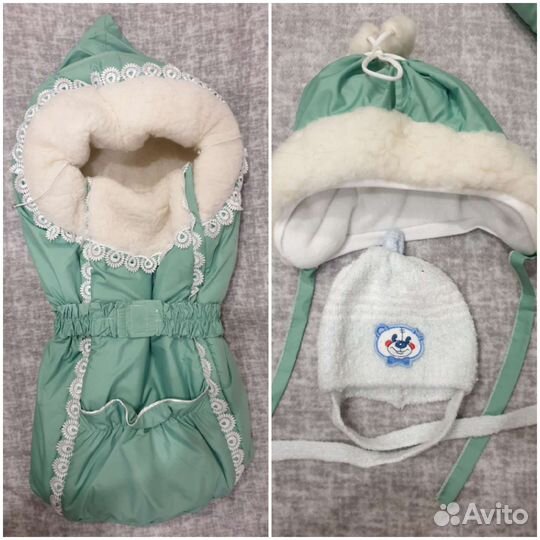 Конверт на выписку для мальчика зима