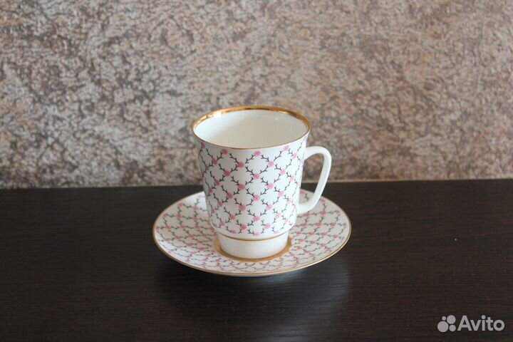 Кофейная пара, розовая сетка, лфз