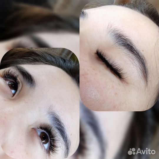 Наращивание ресниц, модель