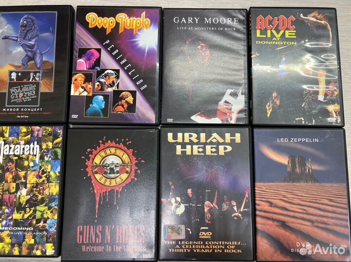 Музыкальные DVD диски с концертами