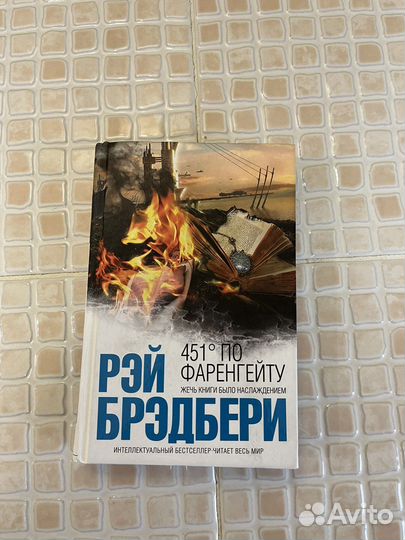 Книга Рей Бредбери 451 градус по фаренгейту