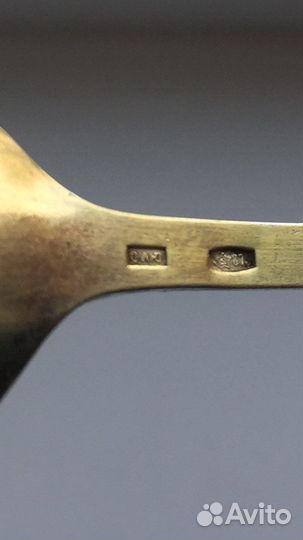 Серебряная чайная ложка СССР