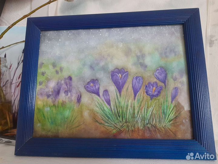 Картина акварель