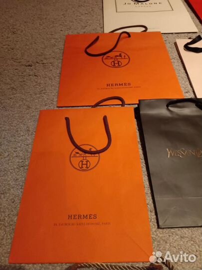 Пакет Hermes, Giorgio Armani, YSL, Guerlain и др