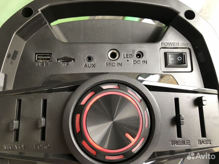 Мощная беспроводная колонка Telefunken 850вт