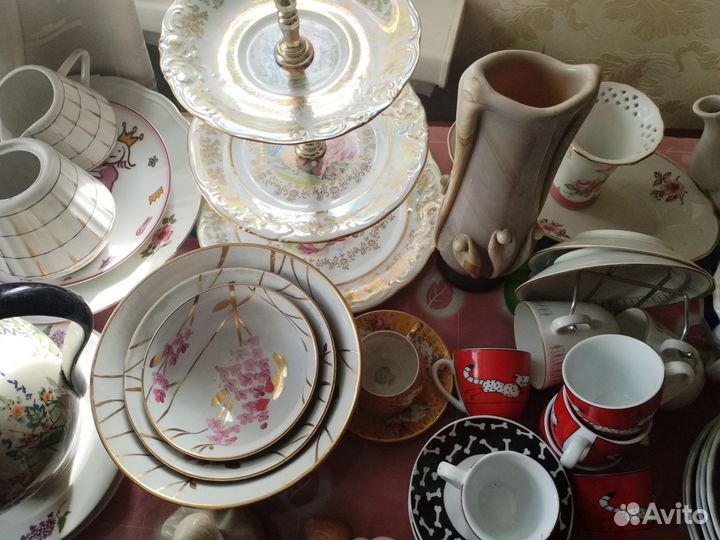 Посуда фарфор СССР и новая