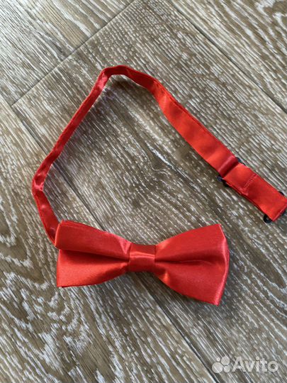 Галстук бабочка мужская красная