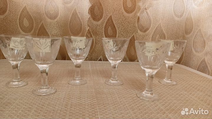 Фужеры хрустальные СССР, стопки, графины
