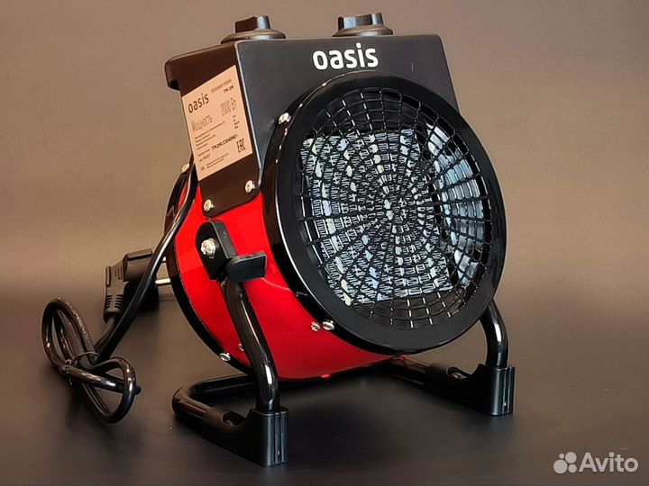 Пушка тепловая Оазис 2000 Вт ; до 20 кв.м (новая)
