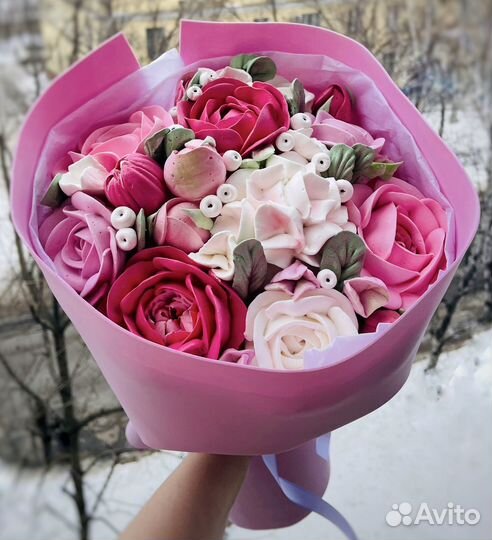 Зефирные букеты