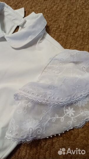 Блузка для девочки школьная (рост 146)