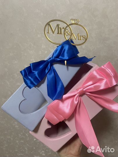 Свадебная коробка для денег