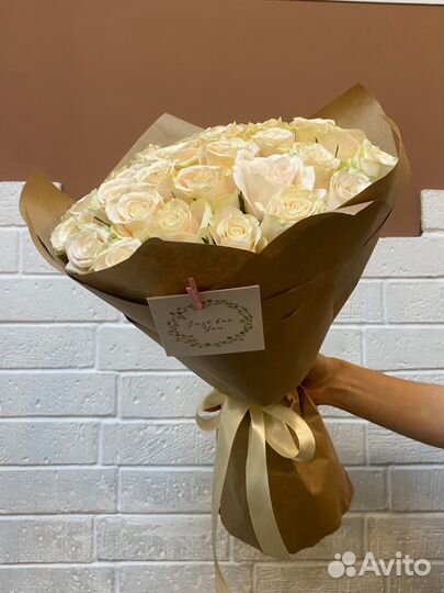 Букеты из 19, 39, 101 розы. Бесплатная доставка