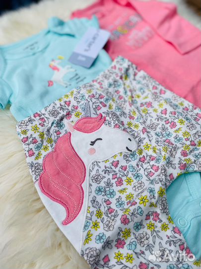 Carters новый костюм для девочки из США 3m,12m