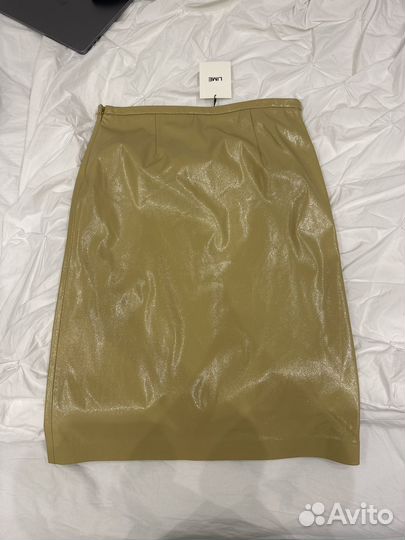 Юбка кожаная lime