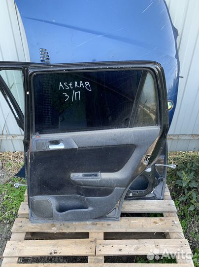 Дверь задняя правая Opel astra g универсал