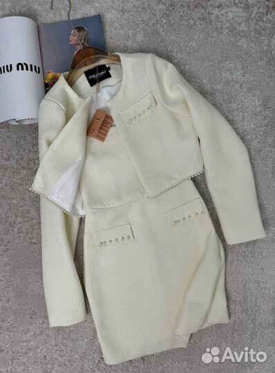 Костюм Двойка с юбкой Miu Miu