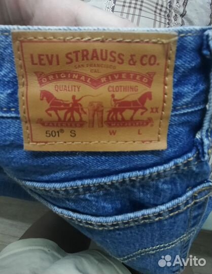 Джинсы Levi's 501 женские. Оригинал