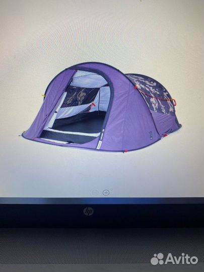 Новая палатка Quechua 2 Seconds 3P LTD Violet