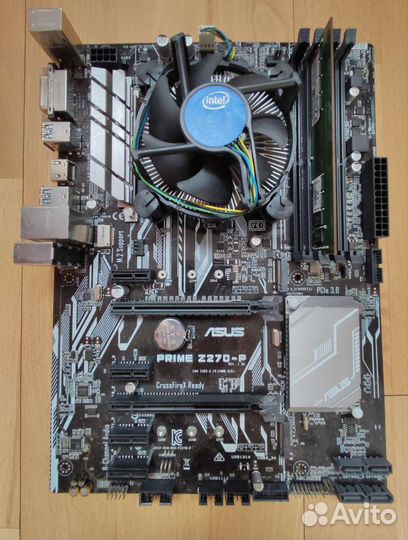 Комплект Asus Z270-P, G3900, 8gb ddr4, ssd 120gb