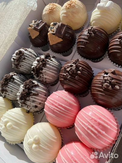 Шоколадные бомбочки с маршмеллоу