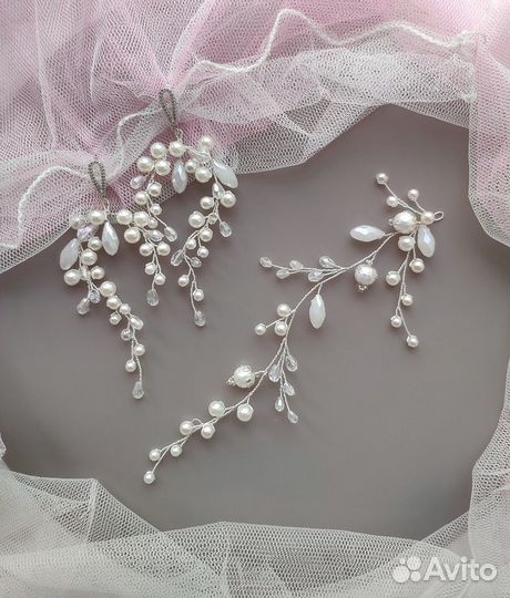 Свадебные украшения для волос