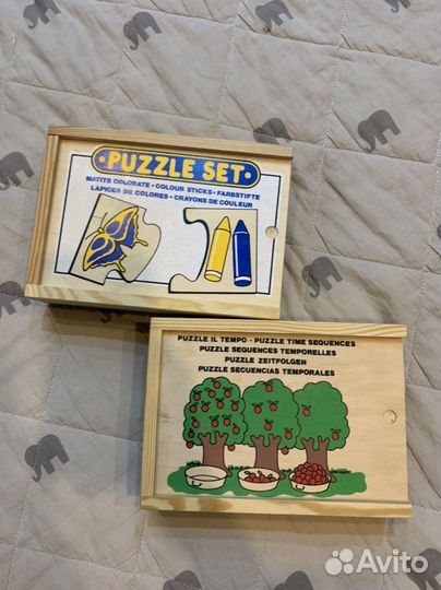 Деревянный пазл 