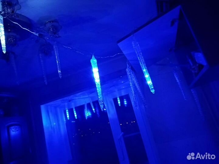 Гирлянда тающие сосульки