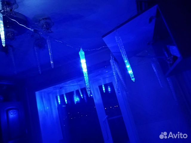 Гирлянда тающие сосульки