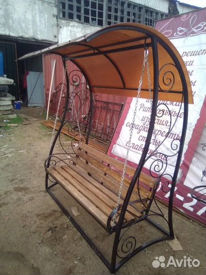 Кованые качели