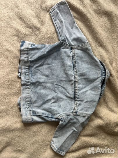 Джинсовая куртка для девочки 80