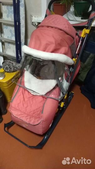 Детские санки коляска бу