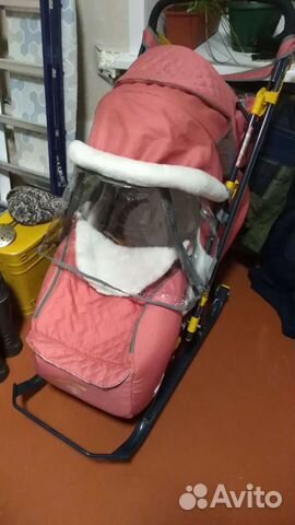 Детские санки коляска бу